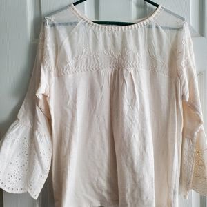 New Sonoma Lace Detail Top
